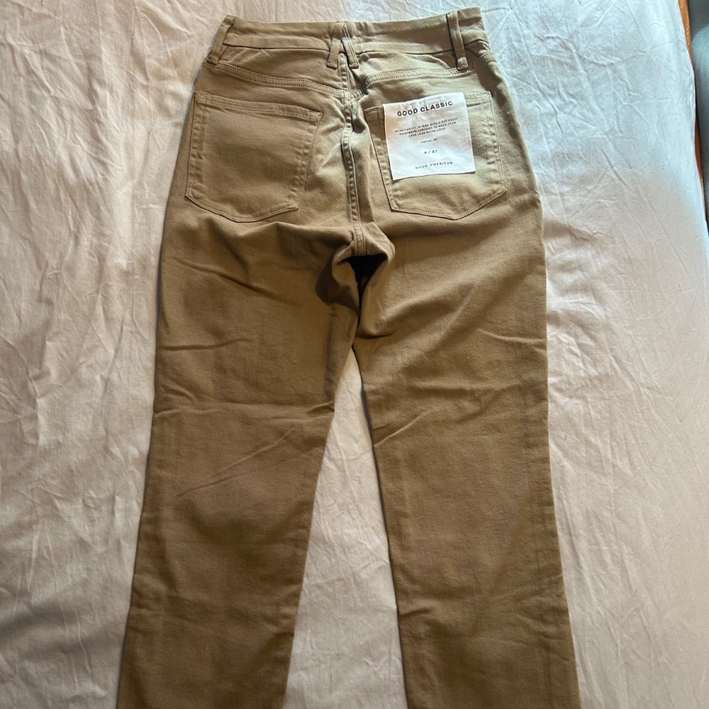 Good American Good Classic Khaki Pants *NWT* - Picture 5 of 8